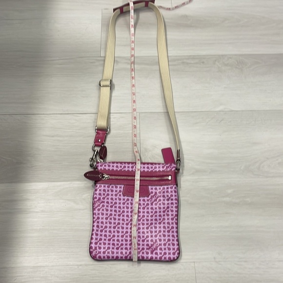 Coach Pink/Purple Gramercy Op Art Swing-Pack Bag - Picture 9 of 12